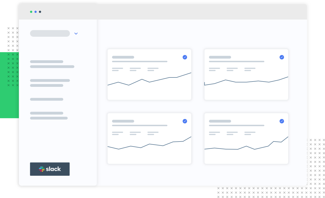 Illustration of stock market dashboard